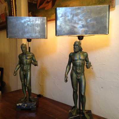 Paire de lampes, vers 1980