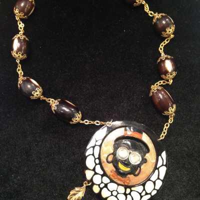 Collier Bakélite années 30