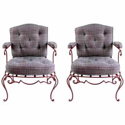 Paire de fauteuils attribuée à Jean-Charles Moreux, 1940