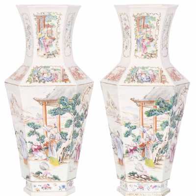Vases Chine XIXème