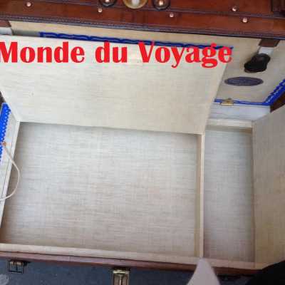 Malle de voyage, cuir, Crouch & Fitzgerald, New York, 1920