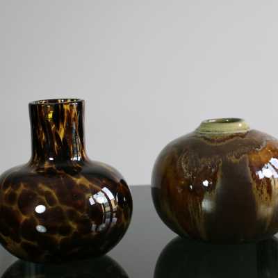 Vase en verre de Christian Dior années 1960
