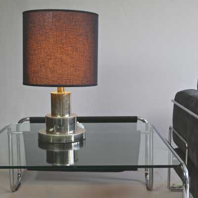 Paire de lampes chromées années 1970
