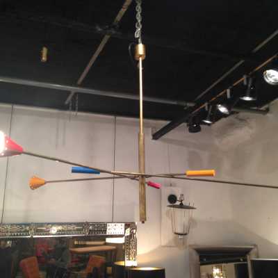 Suspension italienne à 3 branches orientables, années 50