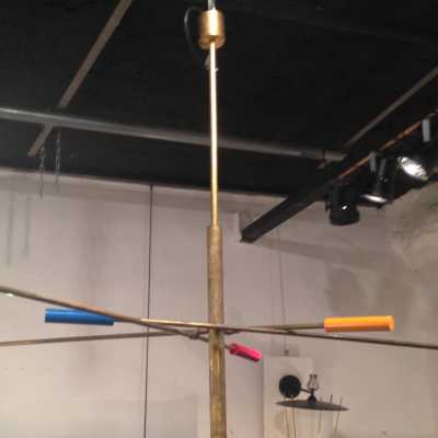 Suspension italienne à 3 branches orientables, années 50