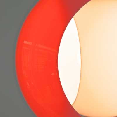Suspension en opaline orange