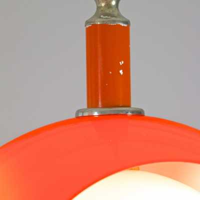 Suspension en opaline orange