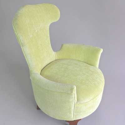 Paire de petits fauteuils italiens