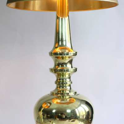 Paire de lampes laiton.