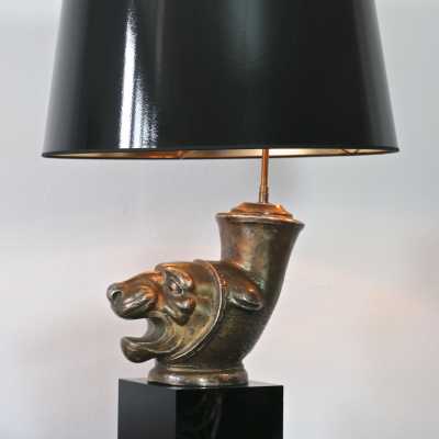 Paire de lampes animaux