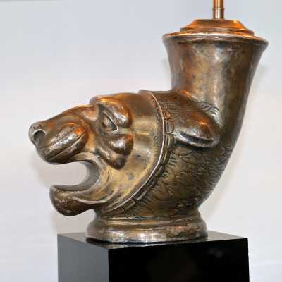 Paire de lampes animaux