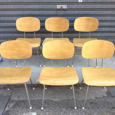 6 Chaises de Wim RITEVELT pour GISPEN