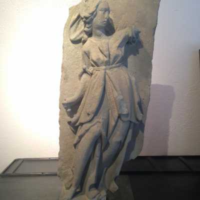 Judith, grès rose, Flandres, début XVIIe