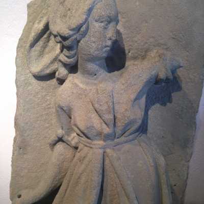Judith, grès rose, Flandres, début XVIIe
