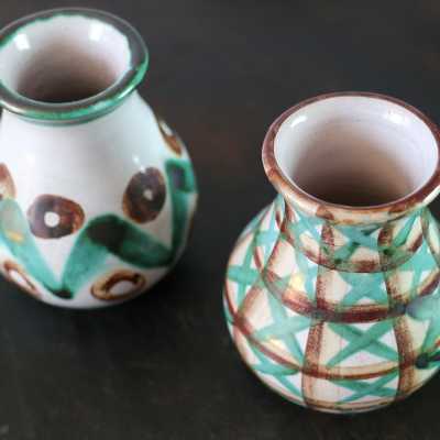 Paire de petits vases Picault
