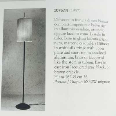 Gino SARFATTI Lampadaire 1076