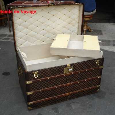 Malle à Damiers Louis Vuitton / Louis Vuitton checkerboard trunk