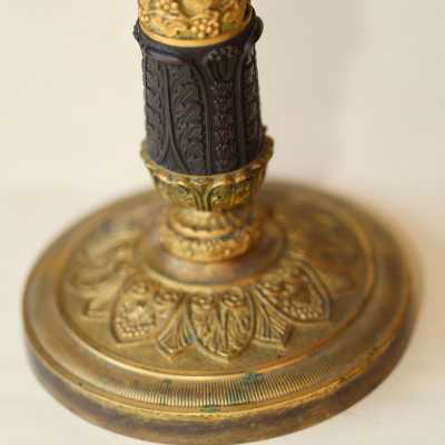 Paire de bougeoirs circa 1830