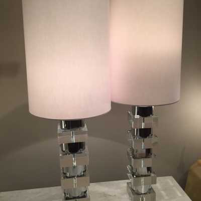 Paire de lampes de Philippe Cheverny 1970