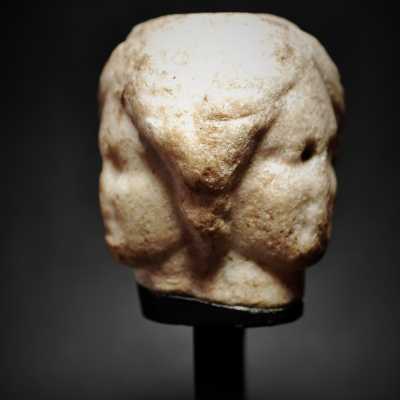 Fragment en marbre d'un hécateion, IVème siècle avant notre ère