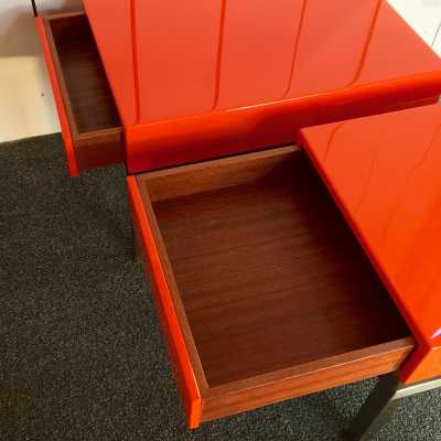 Pair of End table by Guy Lefevre for Maison Jansen 1970