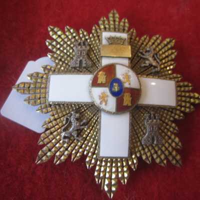 Mérite militaire d'Espagne en vermeil