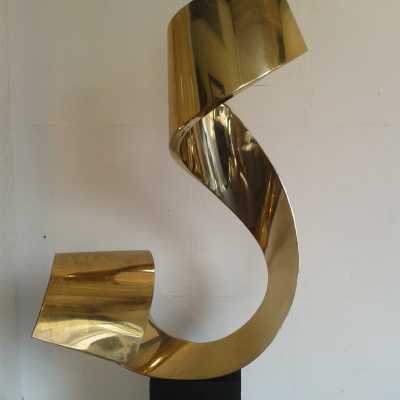 "Flamme" laiton 1979 par J.Claude Hug