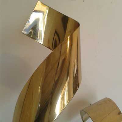 "Flamme" laiton 1979 par J.Claude Hug