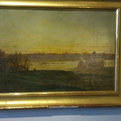 Huile sur toile, fin du XIXème siècle