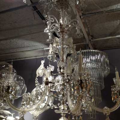 Lustre cristal F&amp;C Osler, XIXe