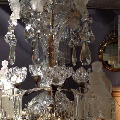 Lustre cristal F&amp;C Osler, XIXe
