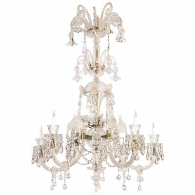 Lustre cristal F&amp;C Osler, XIXe