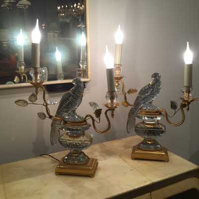 Paire de candelabres, maison Baguès