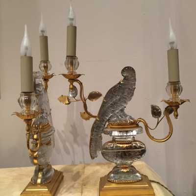 Paire de candelabres, maison Baguès