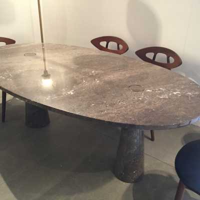 Table de salle à manger d’Angelo Mangiaroti, Italie