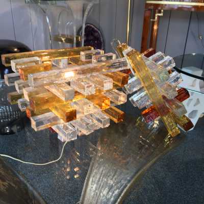 Cube lamp Poliarte 1970