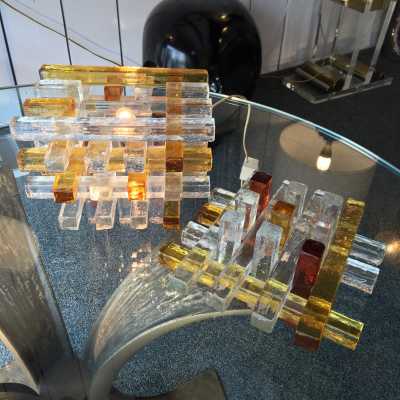 Cube lamp Poliarte 1970