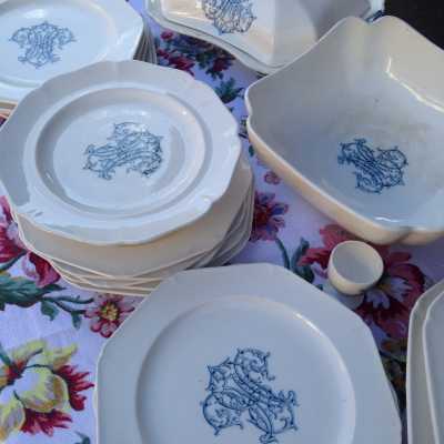 Service de table, XIXème siècle