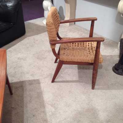 Paire de fauteuils Audoux Minet, XXème siècle