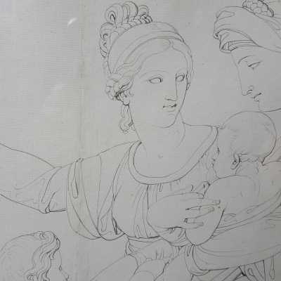 Dessin ancien néo classique