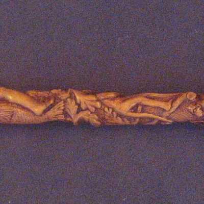 Canne de collection ancienne, Art populaire