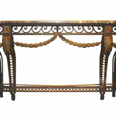 Console style Louis XVI, en fer
