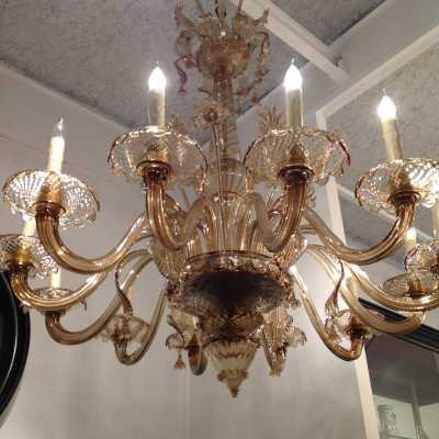 Spectaculaire Lustre Murano, vers 1930
