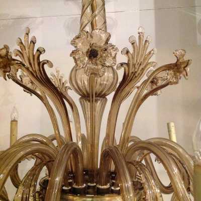 Spectaculaire Lustre Murano, vers 1930