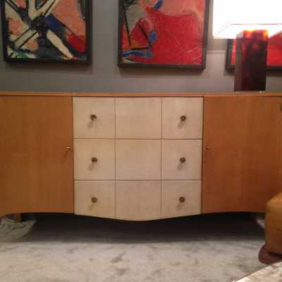 Enfilade, sycomore et parchemin, ca 1930-40