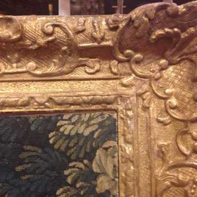 Fragment d'une tapisserie XVIIIème siècle