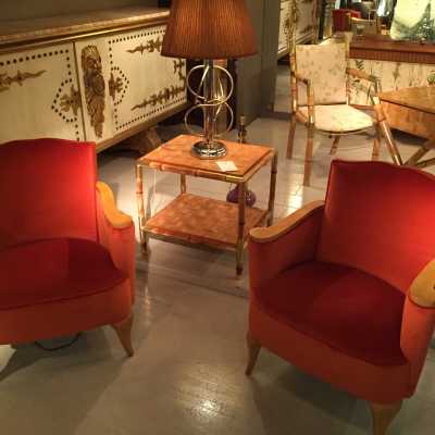 Paire de fauteuils france 1940