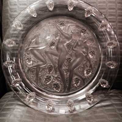 Plat Côte d'Or, René Lalique, 1943