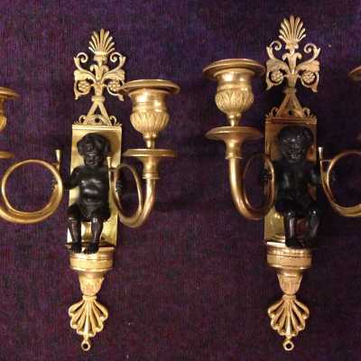 Paire d'appliques époque Empire
