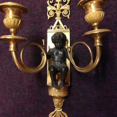 Paire d'appliques époque Empire